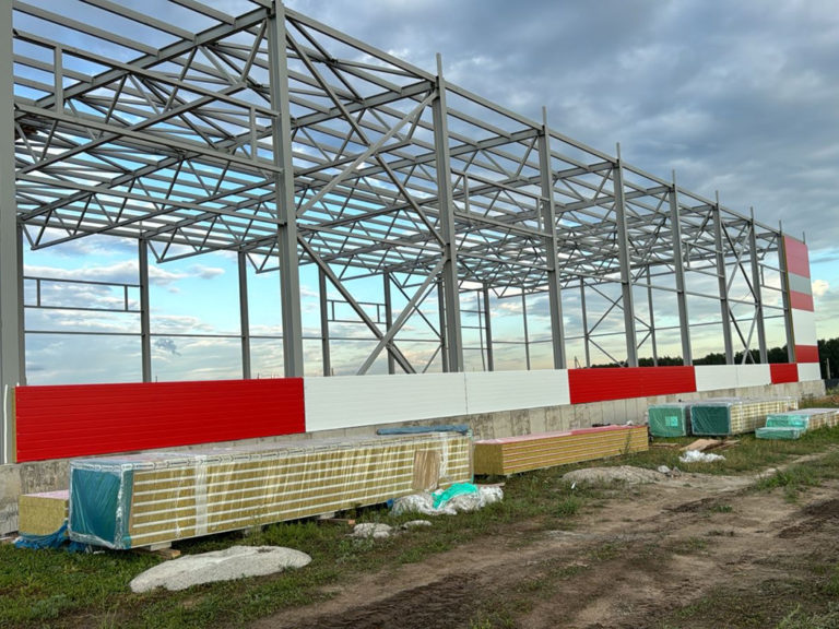 Складское здание 1 440 м2 и АБК 200 м2.
